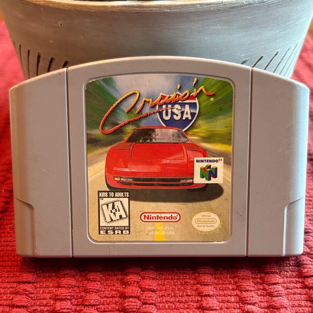 Nintendo 64 Cruis'n USA Game Cartridge - Gray